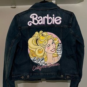 Barbie Hand-Painted Denim Jacket